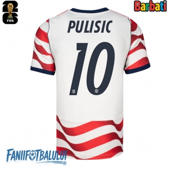 Statele Unite Christian Pulisic #10 Tricou Fotbal Replică Mondial 2026 Barbati Acasa